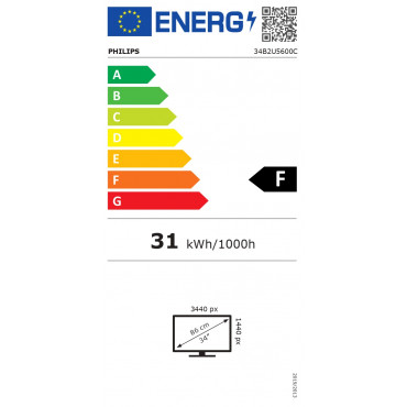 Philips 34B2U5600C/00 | 34 " | VA | 21:9 | 60 Hz | 4 ms | 3440 x 1440 pixels | 300 cd/m | HDMI ports quantity 2