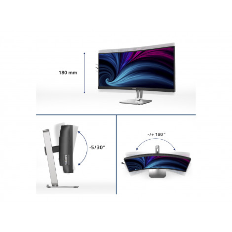 Philips 34B2U5600C/00 | 34 " | VA | 21:9 | 60 Hz | 4 ms | 3440 x 1440 pixels | 300 cd/m | HDMI ports quantity 2