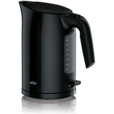 Braun | Kettle | WK3100BK PurEase | Standard | 2200 W | 1.7 L | Plastic | 360 rotational base | Black