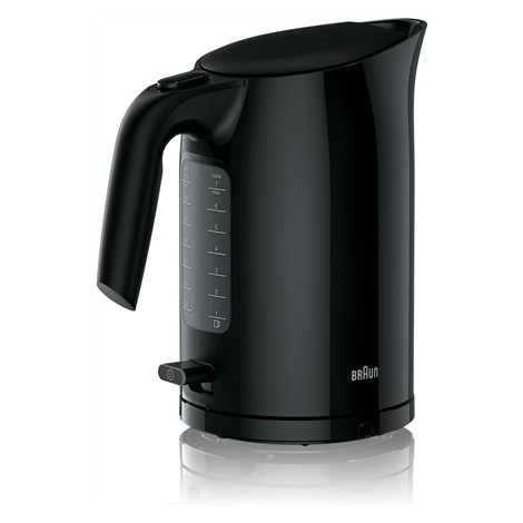 Braun | Kettle | WK3100BK PurEase | Standard | 2200 W | 1.7 L | Plastic | 360 rotational base | Black