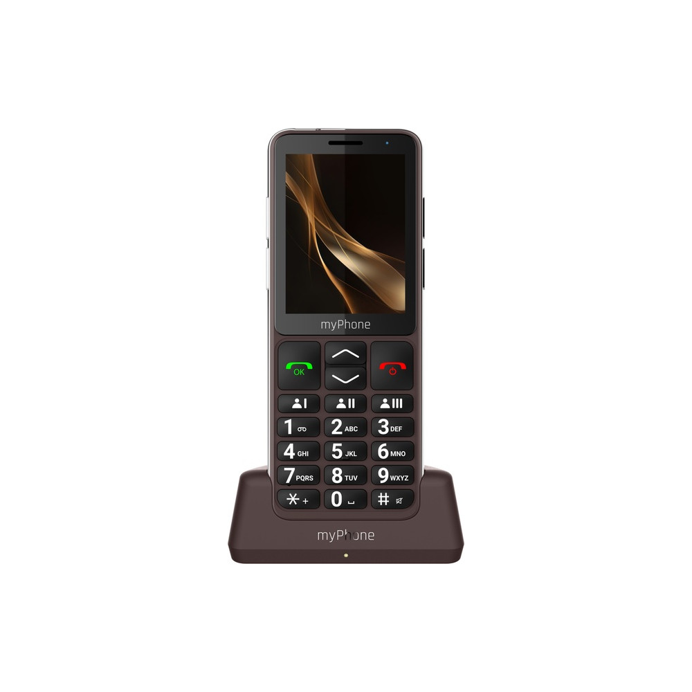 myPhone Bueno LTE Praline Collection | Brown | 2.8 " | IPS | 48 MB | 128 MB | Single SIM | MicroSD | 3G | Bluetooth | Main camer