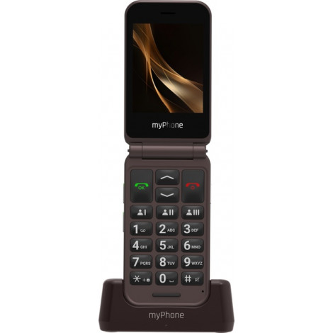myPhone Harmony LTE Praline Collection | Brown | 2.8+1.44 " | IPS | 48 MB | 128 MB | Single SIM | MicroSD | 3G | Bluetooth | 5.1