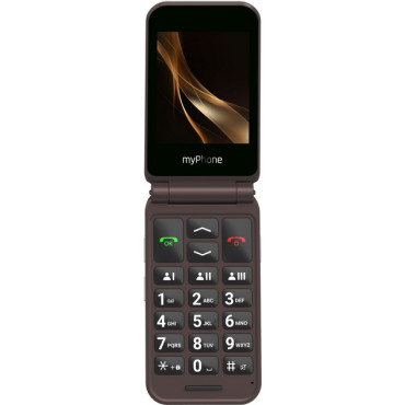 myPhone Harmony LTE Praline Collection | Brown | 2.8+1.44 " | IPS | 48 MB | 128 MB | Single SIM | MicroSD | 3G | Bluetooth | 5.1