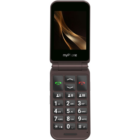 myPhone Harmony LTE Praline Collection | Brown | 2.8+1.44 " | IPS | 48 MB | 128 MB | Single SIM | MicroSD | 3G | Bluetooth | 5.1