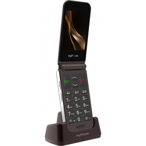 myPhone Harmony LTE Praline Collection | Brown | 2.8+1.44 " | IPS | 48 MB | 128 MB | Single SIM | MicroSD | 3G | Bluetooth | 5.1