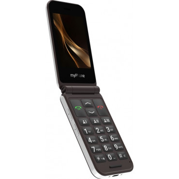 myPhone Harmony LTE Praline Collection | Brown | 2.8+1.44 " | IPS | 48 MB | 128 MB | Single SIM | MicroSD | 3G | Bluetooth | 5.1