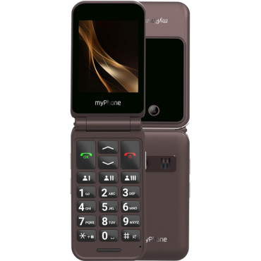 myPhone Harmony LTE Praline Collection | Brown | 2.8+1.44 " | IPS | 48 MB | 128 MB | Single SIM | MicroSD | 3G | Bluetooth | 5.1