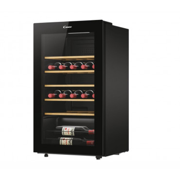 Candy Wine Cooler | 438063 | Energy efficiency class G | Free standing | Bottles capacity 34 | Black