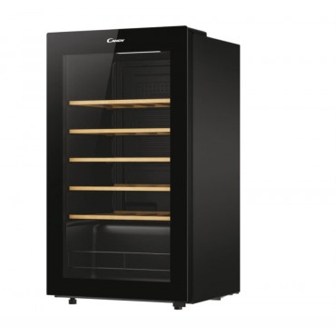Candy Wine Cooler | 438063 | Energy efficiency class G | Free standing | Bottles capacity 34 | Black