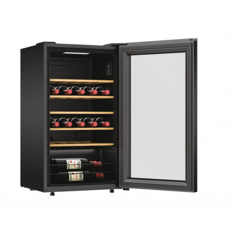 Candy Wine Cooler | 438063 | Energy efficiency class G | Free standing | Bottles capacity 34 | Black