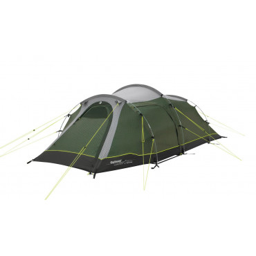 Outwell Two Room Tunnel Tent | Earth 3 Plus | 3 person(s) | Green