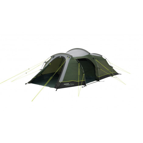 Outwell Two Room Tunnel Tent | Earth 3 Plus | 3 person(s) | Green