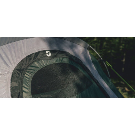 Outwell Two Room Tunnel Tent | Earth 3 Plus | 3 person(s) | Green