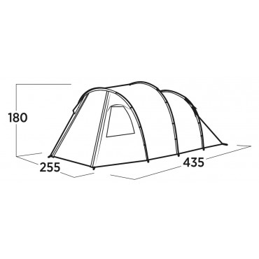 Easy Camp Family tent | Hidra 4 | 4 person(s) | Green