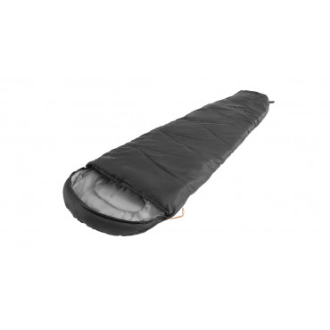Easy Camp Starling Mummy Black 8 C | Sleeping Bag | 210 x 75 x 50 cm | -5 to 12 C | Two-way open-end, autolock
