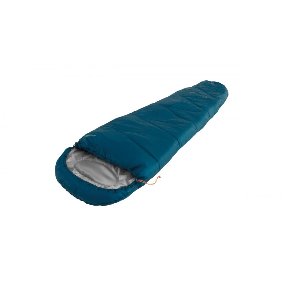 Easy Camp Starling Mummy Blue 8 C | Sleeping Bag | 210 x 75 x 50 cm | -5 to 12 C | Two-way open-end, autolock
