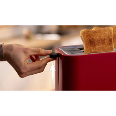 Bosch Compact Toaster | TAT3M124 MyMoment | Number of slots 2 | Housing material Plastic | Red