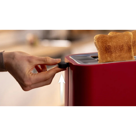 Bosch Compact Toaster | TAT3M124 MyMoment | Number of slots 2 | Housing material Plastic | Red