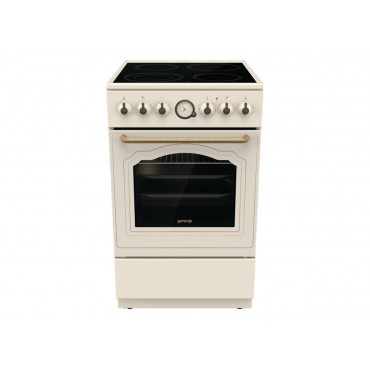 Gorenje | Cooker | GECS5B70CLI | Hob type Vitroceramic | Oven type Electric | Beige | Width 50 cm | Depth 59.4 cm | 70 L