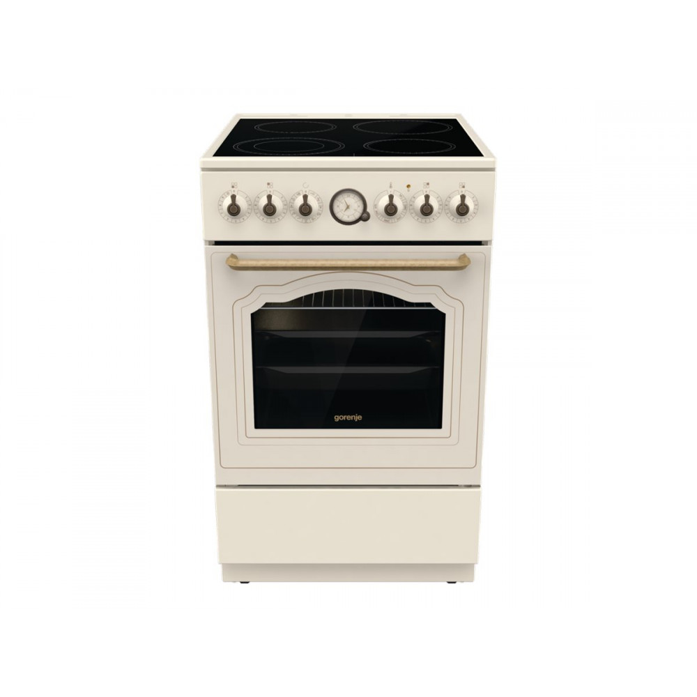 Gorenje | Cooker | GECS5B70CLI | Hob type Vitroceramic | Oven type Electric | Beige | Width 50 cm | Depth 59.4 cm | 70 L