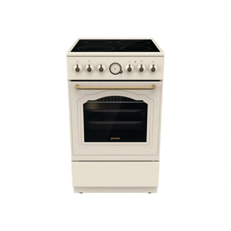 Gorenje | Cooker | GECS5B70CLI | Hob type Vitroceramic | Oven type Electric | Beige | Width 50 cm | Depth 59.4 cm | 70 L