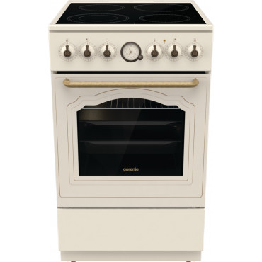 Gorenje | Cooker | GECS5B70CLI | Hob type Vitroceramic | Oven type Electric | Beige | Width 50 cm | Depth 59.4 cm | 70 L