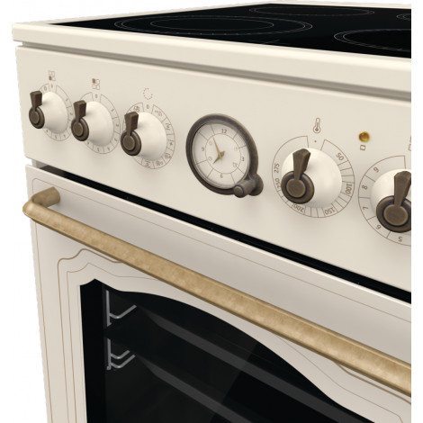 Gorenje | Cooker | GECS5B70CLI | Hob type Vitroceramic | Oven type Electric | Beige | Width 50 cm | Depth 59.4 cm | 70 L