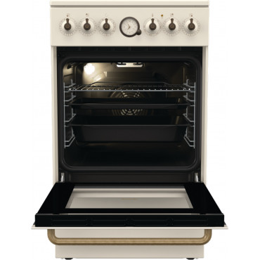 Gorenje | Cooker | GECS5B70CLI | Hob type Vitroceramic | Oven type Electric | Beige | Width 50 cm | Depth 59.4 cm | 70 L