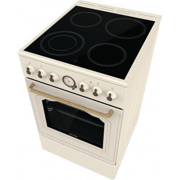 Gorenje | Cooker | GECS5B70CLI | Hob type Vitroceramic | Oven type Electric | Beige | Width 50 cm | Depth 59.4 cm | 70 L