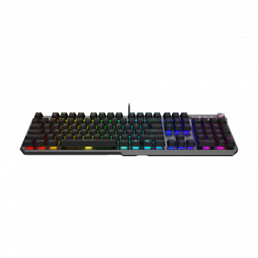 MSI STRIKE 600 SILENT US | Gaming Keyboard | Wired | US | USB 2.0 | KAILH Midnight PRO Silent Tactile