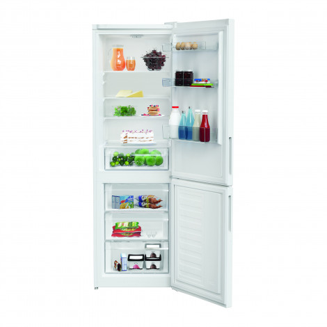 INDESIT Refrigerator | INKS 1361 W4E1 | Energy efficiency class E | Free standing | Combi | Height 185.2 cm | Fridge net capacit