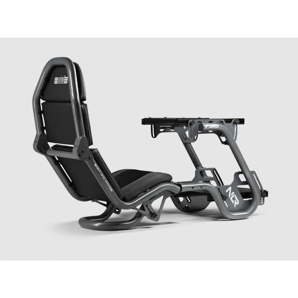 Next Level Racing | Steel | Racing Simulator Cockpit | F-GT Pro Formula and GT Grey Edition | Grey