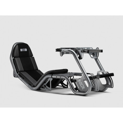 Next Level Racing | Steel | Racing Simulator Cockpit | F-GT Pro Formula and GT Grey Edition | Grey