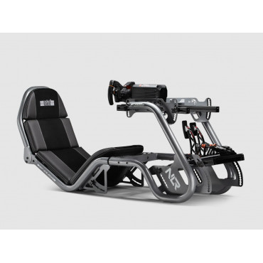 Next Level Racing | Steel | Racing Simulator Cockpit | F-GT Pro Formula and GT Grey Edition | Grey
