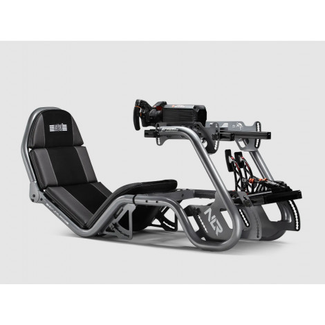 Next Level Racing | Steel | Racing Simulator Cockpit | F-GT Pro Formula and GT Grey Edition | Grey