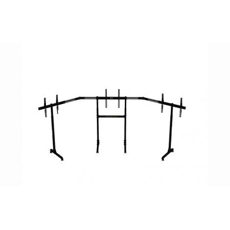 Next Level Racing | Floor stand | Free Standing Triple Monitor stand | 3 x 32- 65 " | Maximum weight (capacity) 70 kg | Black