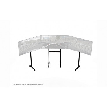 Next Level Racing | Floor stand | Free Standing Triple Monitor stand | 3 x 32- 65 " | Maximum weight (capacity) 70 kg | Black