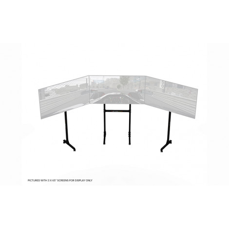 Next Level Racing | Floor stand | Free Standing Triple Monitor stand | 3 x 32- 65 " | Maximum weight (capacity) 70 kg | Black