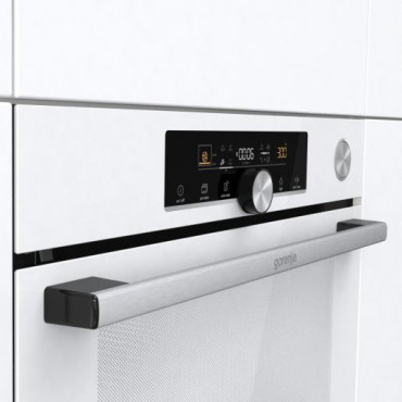 Gorenje Oven | BPSA6747A08WG | 77 L | Electric | AquaClean | Mechanical control | Steam function | Height 59.5 cm | Width 59.5 c
