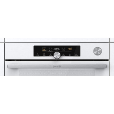 Gorenje Oven | BPSA6747A08WG | 77 L | Electric | AquaClean | Mechanical control | Steam function | Height 59.5 cm | Width 59.5 c