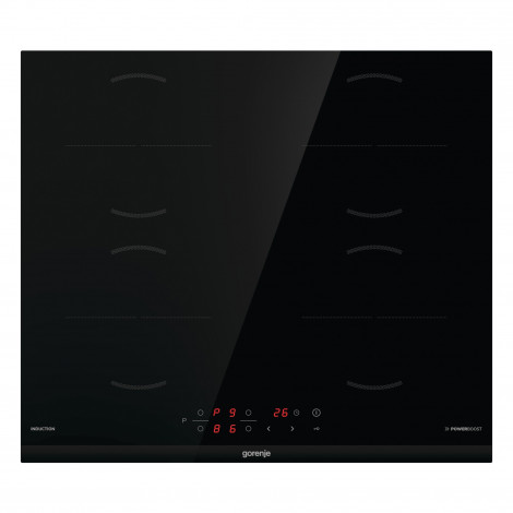 Gorenje Hob | GI6401BCE | Induction | Number of burners/cooking zones 4 | Touch control | Timer | Black
