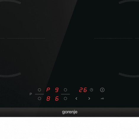 Gorenje Hob | GI6401BCE | Induction | Number of burners/cooking zones 4 | Touch control | Timer | Black