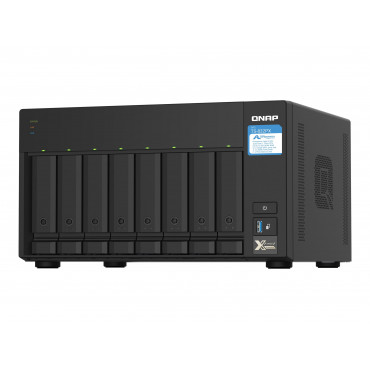 QNAP | 8-Bay QTS NAS | TS-832PX-4G | Up to 8 HDD/SSD Hot-Swap | AnnapurnaLabs Alpine | AL324 ARM Cortex-A57 Quad-Core | Processo