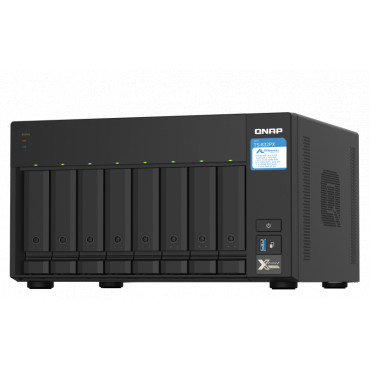 QNAP | 8-Bay QTS NAS | TS-832PX-4G | Up to 8 HDD/SSD Hot-Swap | AnnapurnaLabs Alpine | AL324 ARM Cortex-A57 Quad-Core | Processo