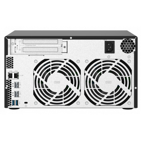 QNAP | 8-Bay QTS NAS | TS-832PX-4G | Up to 8 HDD/SSD Hot-Swap | AnnapurnaLabs Alpine | AL324 ARM Cortex-A57 Quad-Core | Processo