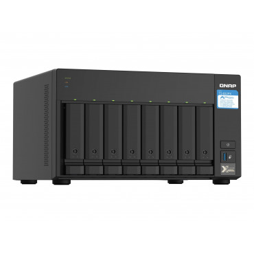 QNAP | 8-Bay QTS NAS | TS-832PX-4G | Up to 8 HDD/SSD Hot-Swap | AnnapurnaLabs Alpine | AL324 ARM Cortex-A57 Quad-Core | Processo