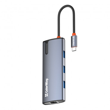 ColorWay 6-in-1 Docking Station | CW-HUB02 | 100 W