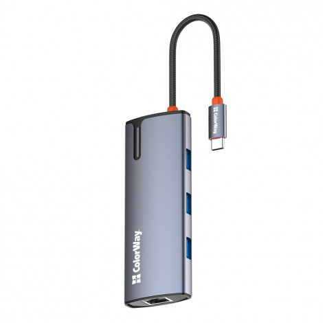 ColorWay 6-in-1 Docking Station | CW-HUB02 | 100 W