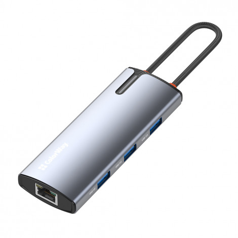 ColorWay 6-in-1 Docking Station | CW-HUB02 | 100 W