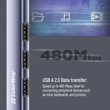 ColorWay 4-in-1 Docking Station | CW-HUB04